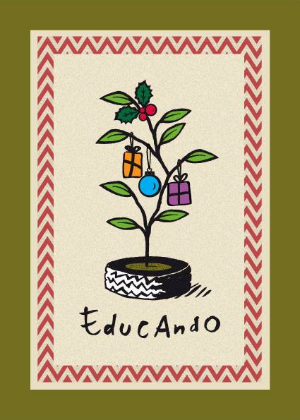 educandocoop's tweet photo. ¡¡¡FELICES FIESTAS Y FELIZ 2016 a todas y a todos!!! 
Equipo de Educando. https://t.co/xfx2jsLfGG