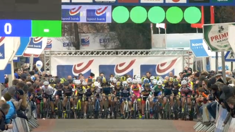 Start! De vrouwen zijn eraan begonnen in Loenhout sporza.be/permalink/1.24… #Azencross