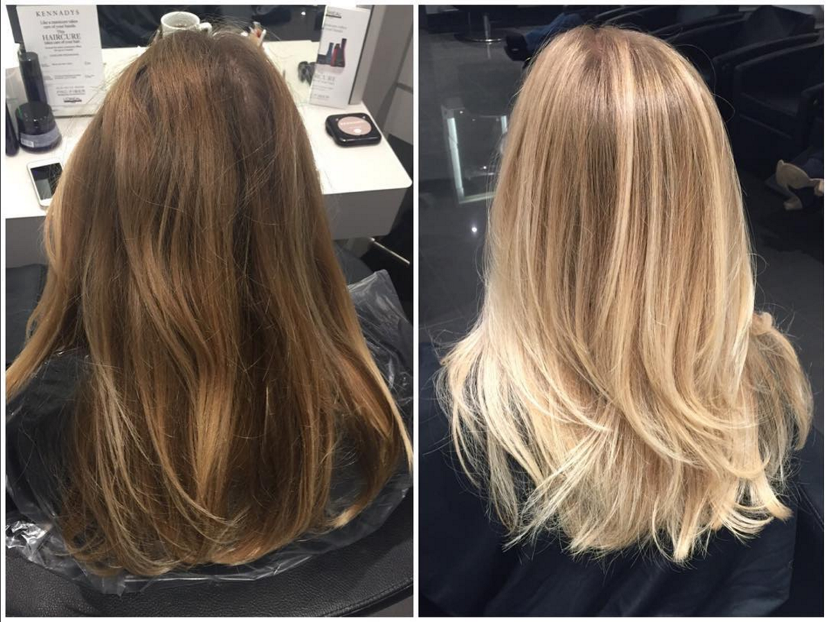 KennadysSalon's tweet photo. Great results by @AlexGarcia3399! We love this transformation
Brightening with the balayage 😀#balayage #hairstylist https://t.co/E91ASOrw2E