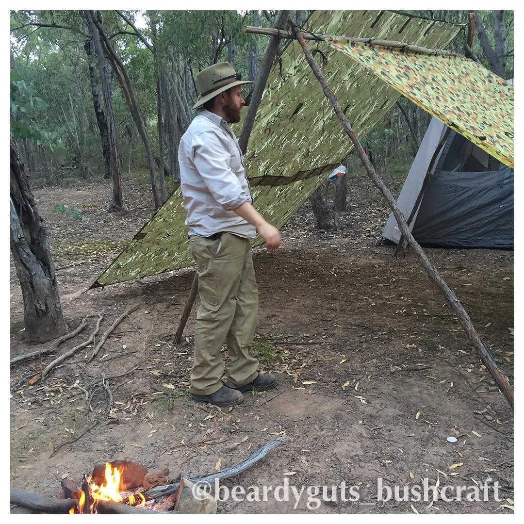 sureformsandbc's tweet photo. Messing around with the hootchie shelter #hootchie #bushcraft #outdoors #outside #shealter #camping #campfire https://t.co/9qy8NIfLsy
