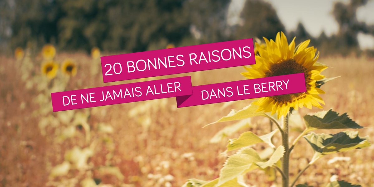 #Retro2015 : Rappelez vous nos 20 bonnes raisons de ne jamais mettre les pieds en Berry ;-) bit.ly/1J8z3U6