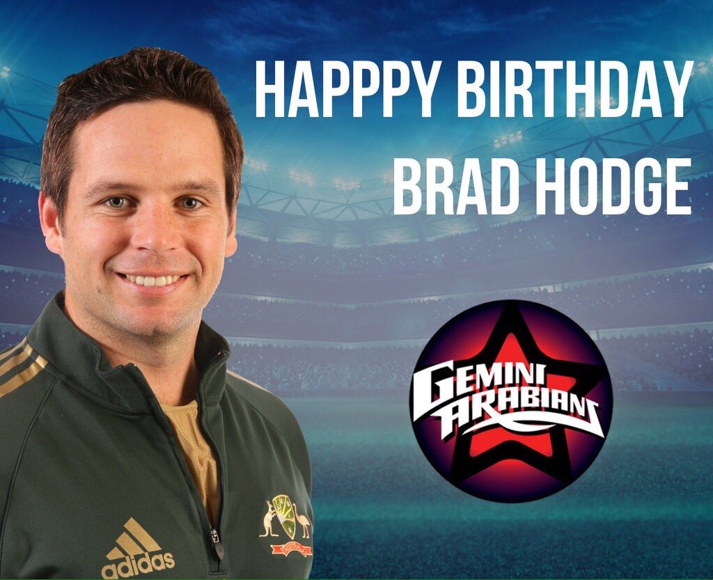 Happy 41st birthday to former Australian batsman Brad Hodge 