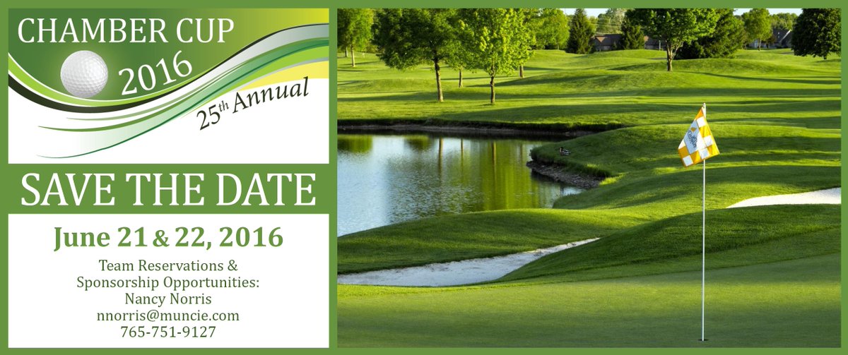 SAVE THE DATE! The 25th Annual #ChamberCup will be June 21-22 at <a href="/PlayersClubIN/">The Players Club</a>.