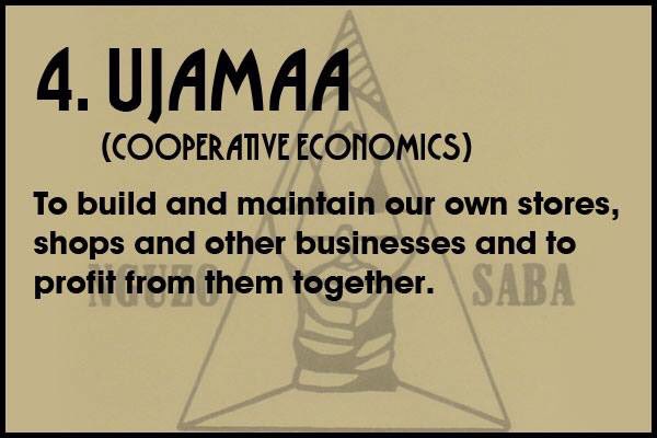 Happy Kwanzaa!

Today we celebrate Day Four, Ujamaa, which means cooperative economics. #Ujamaa #Kwanzaa