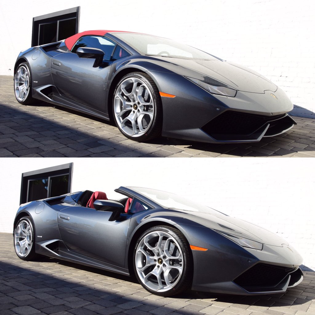 Will it be a top up or top down kind of Tuesday for you? #HuracanSpyder