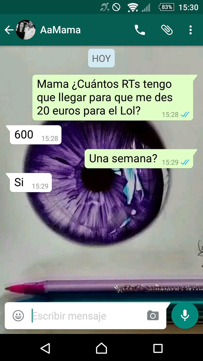 Nxkito's tweet photo. AYUDARME. Mi madre me da 20€. HELP https://t.co/dO4s7P6MvL