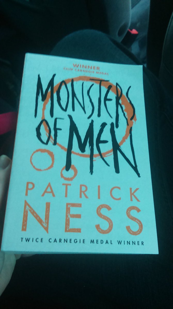 SashaMHarley's tweet photo. Been waiting to buy this for ages, finally got it after a trip to waterstones!! @Patrick_Ness https://t.co/NcLxsvnYkY