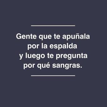La gran verdad. ¿a poco no?