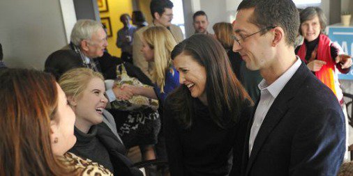 Tennessean's tweet photo. Jackson Miller kicks off #Nashville District 7 school board campaign: https://t.co/jtIMz7WWVG https://t.co/v1ukKWVhpL