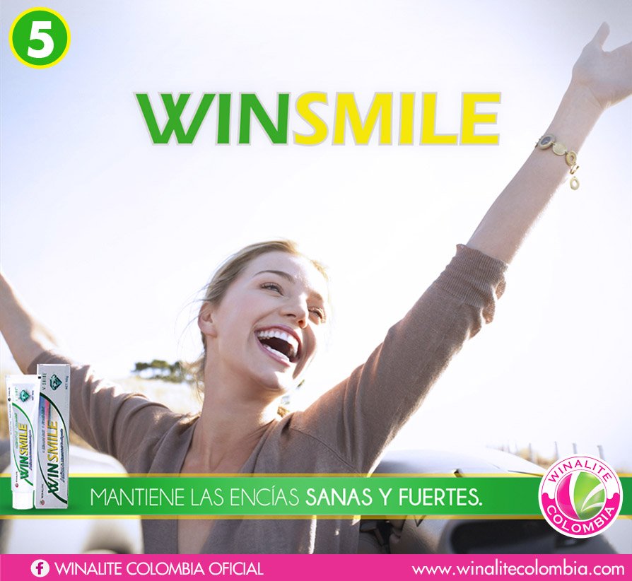 WINALITECO's tweet photo. ¿Por qué usar diariamente #WinSmile? te damos 5 razones. Número 5 https://t.co/NDoUrtTVFV