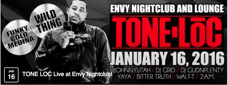 DJMWalk's tweet photo. It's going down next Saturday night! @EnvyNVnightclub The OG #TONELOC LIVE!! https://t.co/cL8g1kcYeP