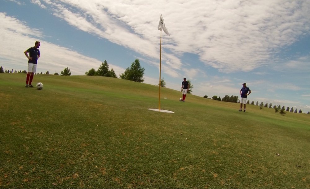 Great greens at the #FootgolfWorldCup A good day of practice for the team
