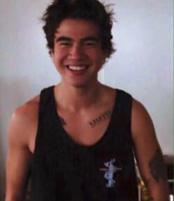 colorsof5sos's tweet image. calum // light grey