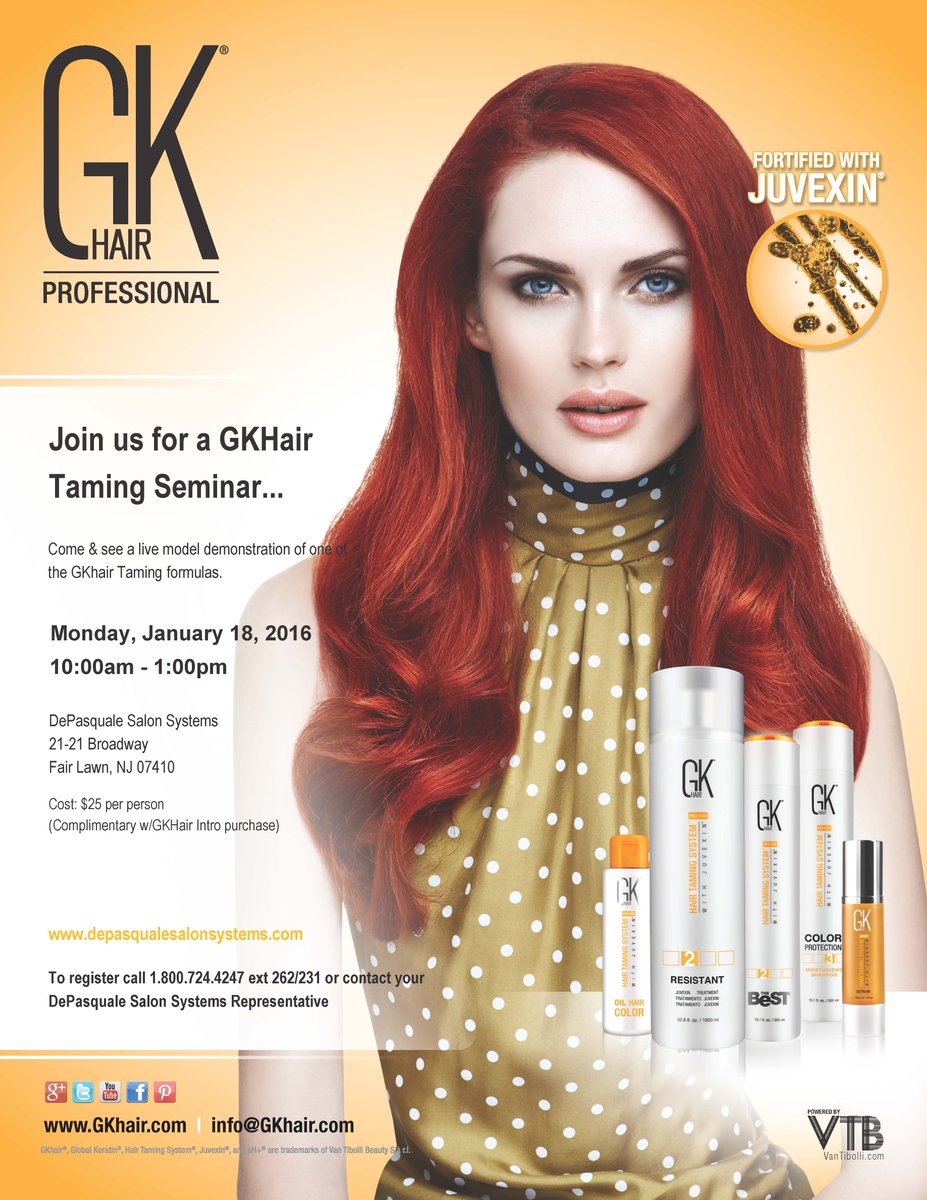 Join us and get certified with #GKhair Monday, January 18th!! #juvexin #hairtaming #hairgoals #beautifulhair