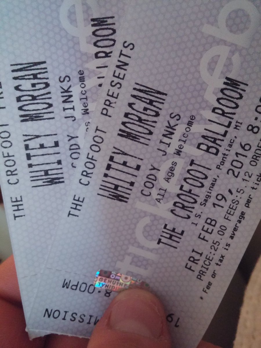 DamienWThomas's tweet photo. Whos locked n loaded?  2 thumbs pointin at this sum bitch! See yall there @TheCrofoot  @CodyJinksMusic @WhiteyMorgan https://t.co/tnZZOJZ6Mr