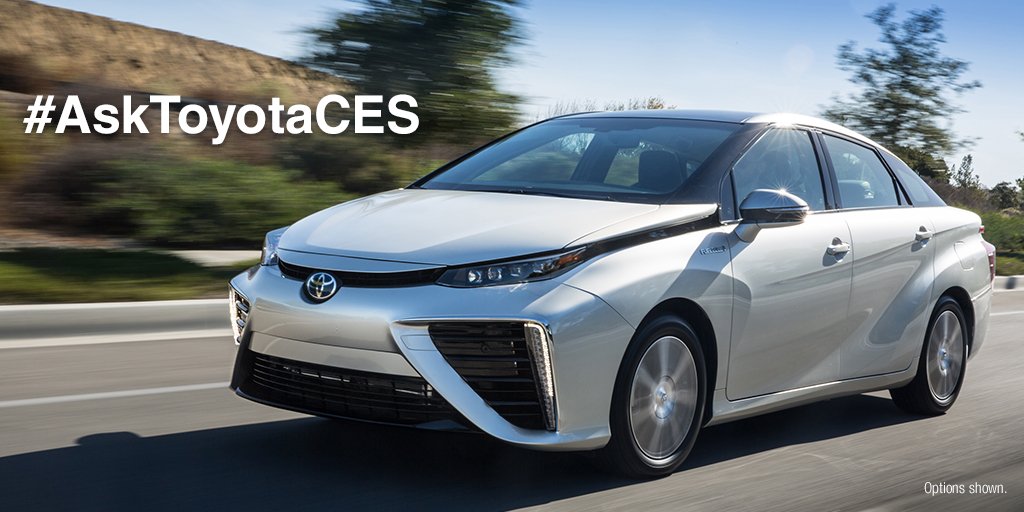 Toyota's tweet image. That&apos;s a wrap! Now&apos;s your chance to ask our experts a Q about the future of mobility. Tweet  #AskToyotaCES #CES2016