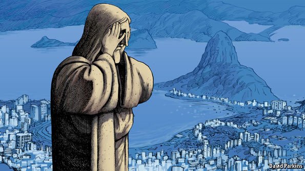 TheEconomist's tweet photo. Brazil's fall from grace has been steep and spectacular. Find out why, and what's next  https://t.co/bzvRuC8eOs https://t.co/yQMT7xgatD