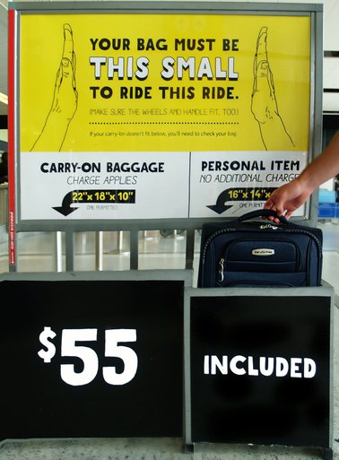 spirit free bag size