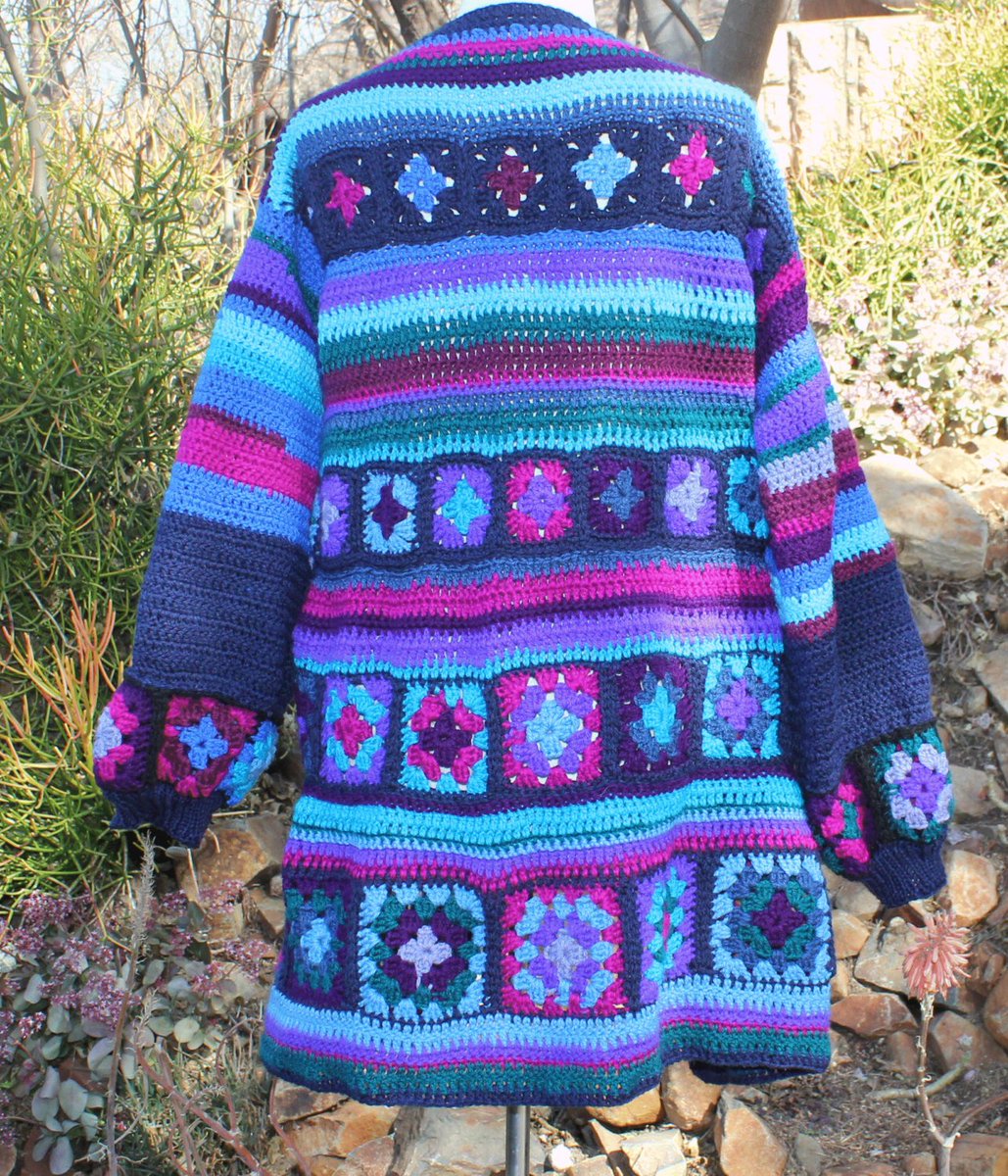 kennainafrica's tweet photo. Granny square crochet jacket , Crochet jacket , Boho jacket , Crochet… https://t.co/L7DLzal8eD #Etsymntt #OoakJacket https://t.co/6gCcMpTb2w
