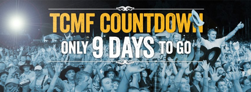 Only 9 days until #TCMF2016!!