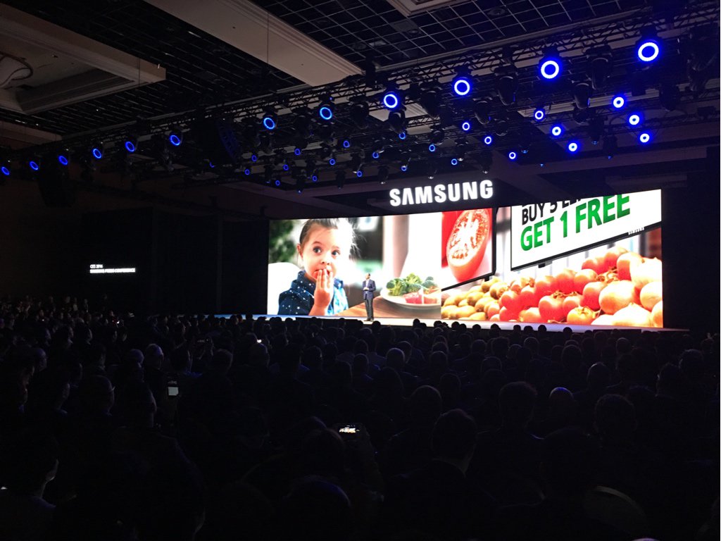 xaviimon's tweet image. Las estrategias de Samsung para este año: Internet de las Cosas, TV y Mobile. #CES2016 #CESPR @QiiBO