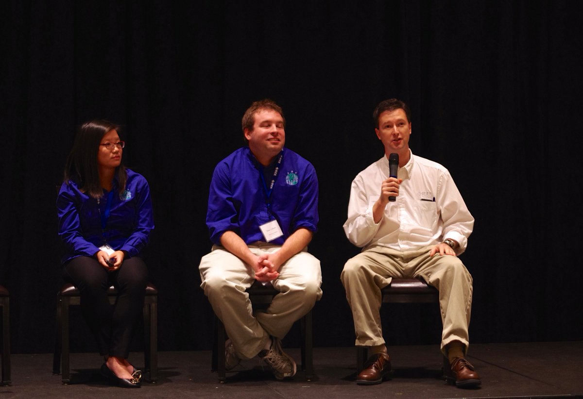 Sean Collison Emily Cheung, Sean Collison and Lance McBride speaking in the @IEEEorg ...