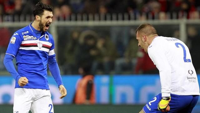 EmilianoViviano's tweet photo. Super Samp...serata magica, serata indimenticabile! Genova è blucerchiata! #derby @sampdoria @SerieA_TIM https://t.co/m1nkDvKPF7