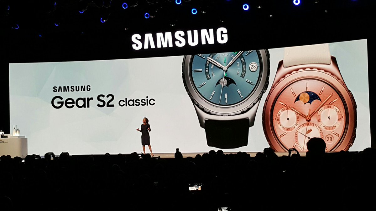 virtualizate's tweet image. Samsung presenta Gear S2 Clasic #cespr #cea2016