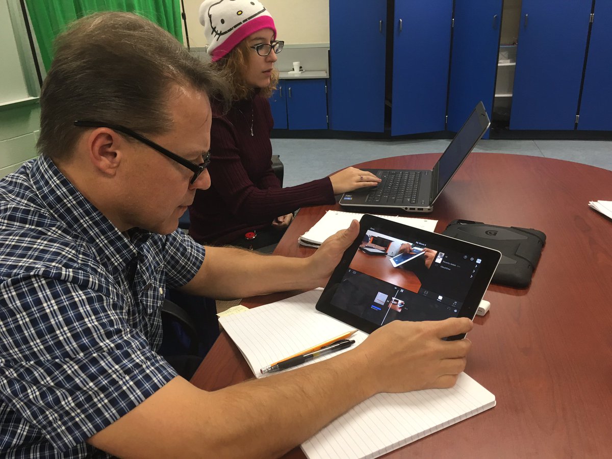 Excited for <a href="/EverhartsClass/">Mr. Everhart</a>! Next week he is doing something AWESOME with iMovie! Cant wait!!
