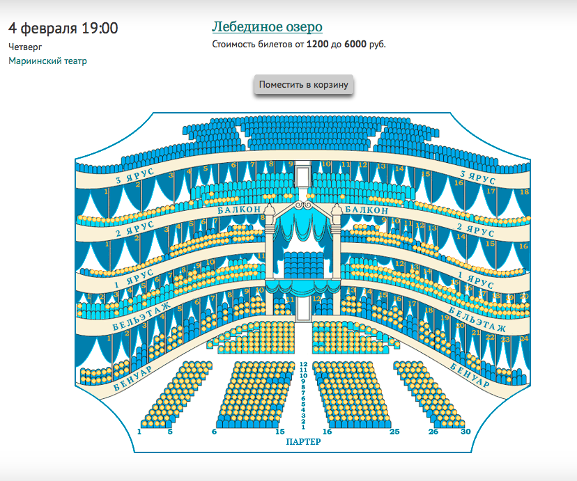 Программа мариинского театра