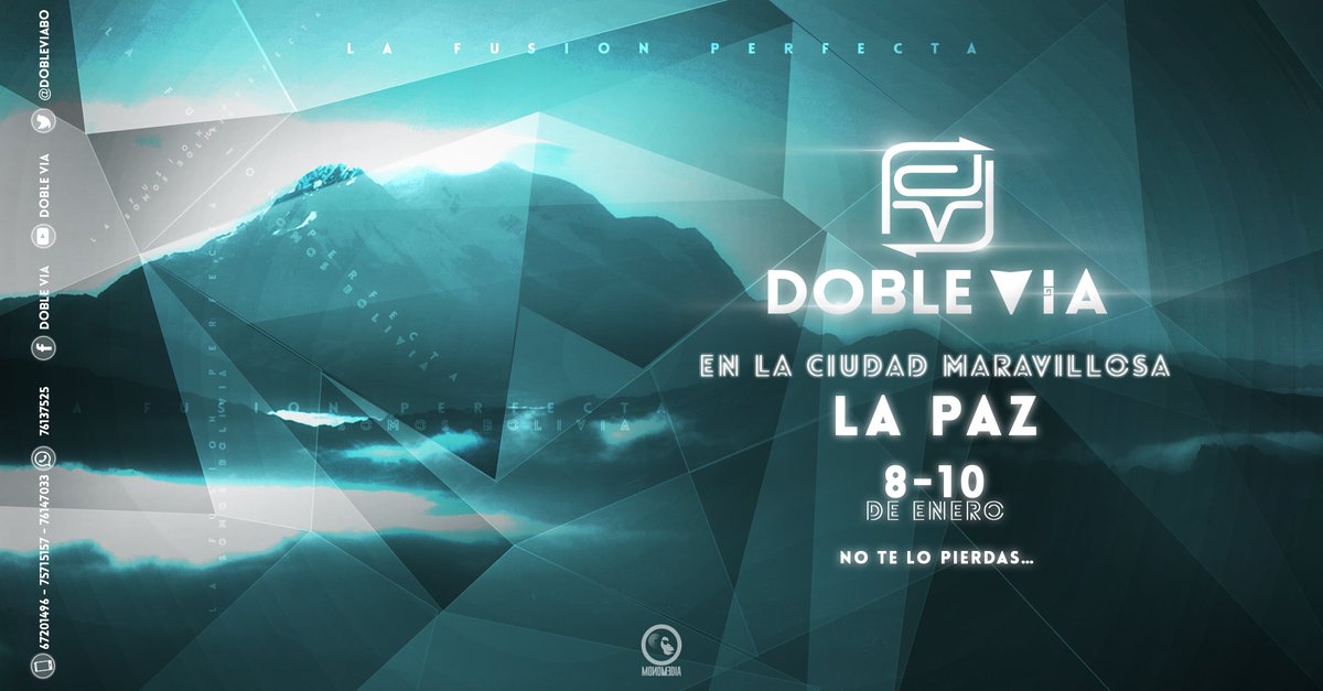 dobleviabo's tweet photo. Estamos de gira en la ciudad de La Paz
#DobleVia #SomosMusica #SomosBolivia https://t.co/fIrqCWJD4K