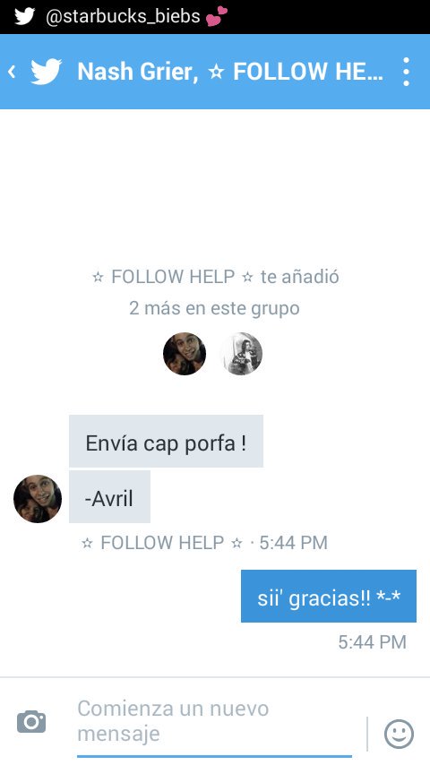 Tamara280800's tweet photo. @FollowAyuda5sos  Gracias!!!!! https://t.co/OBitah03CY