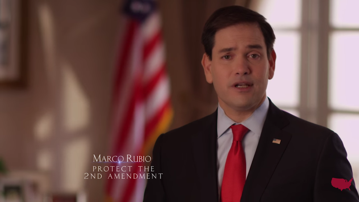 thehill's tweet photo. New Rubio ad: Obama funds Planned Parenthood instead of troops; WATCH:
https://t.co/4TSP1kkyx5 https://t.co/9gh2UMcT0s