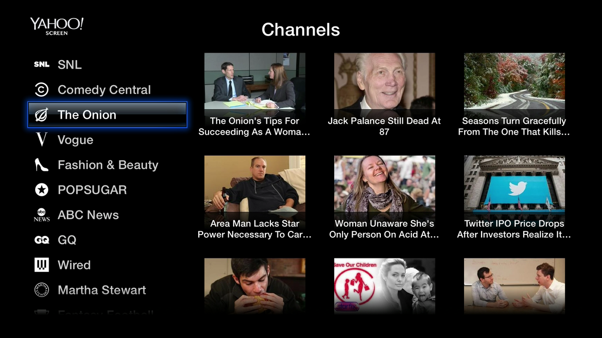 EjeCentral's tweet photo. #Yahoo le dice bye bye a su servicio de streaming #YahooScreen https://t.co/OOhVjryNjI https://t.co/jHfaO2hnNz