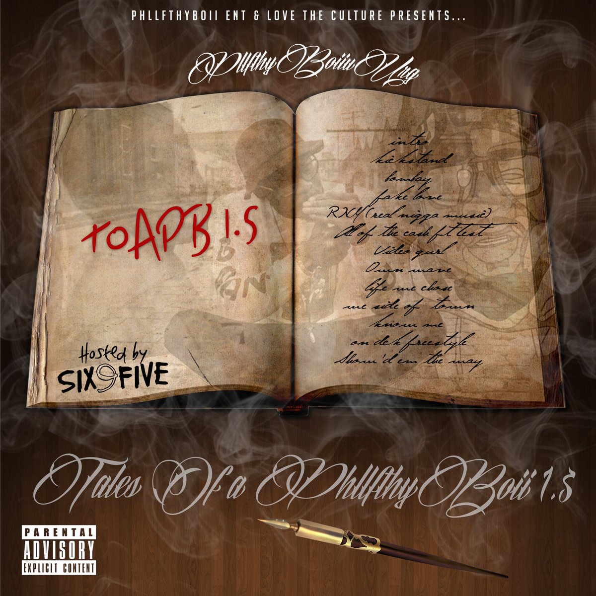 Six9Five's tweet photo. @LoveTheCulture Presents #TOAPB 1.5 @phLLFthyBoiiURG [mixtape] hosted by @six9five | Drops - 1.15.2016 #PhLLfthy https://t.co/jlr87UC2Ly