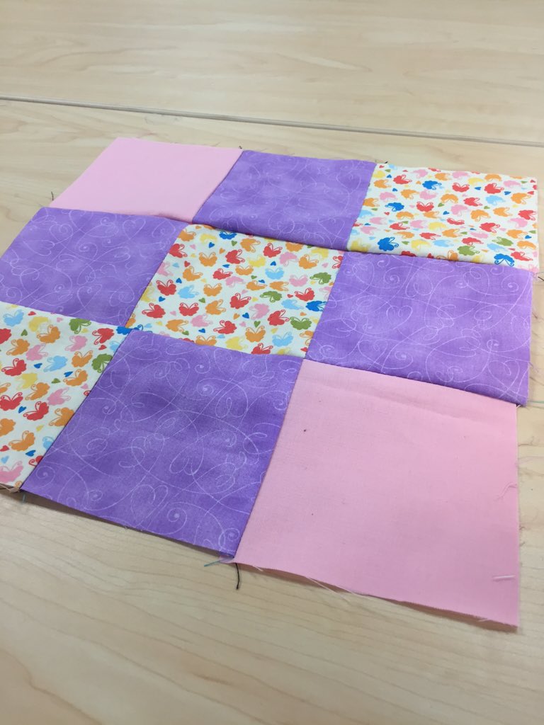 blueberryknits1's tweet photo. And my finished square #quiltingclass @JoAnn_Stores https://t.co/9QYFyhVn9w