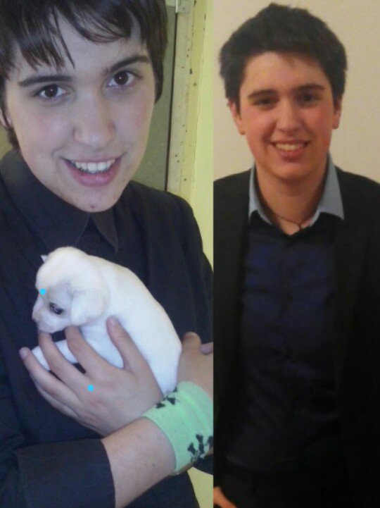 hupefer's tweet photo. Y es así, de una foto a otra ha pasado un año. No lo parece, eh? #FTM #SePuedeTrans https://t.co/FBiiRULRm0
