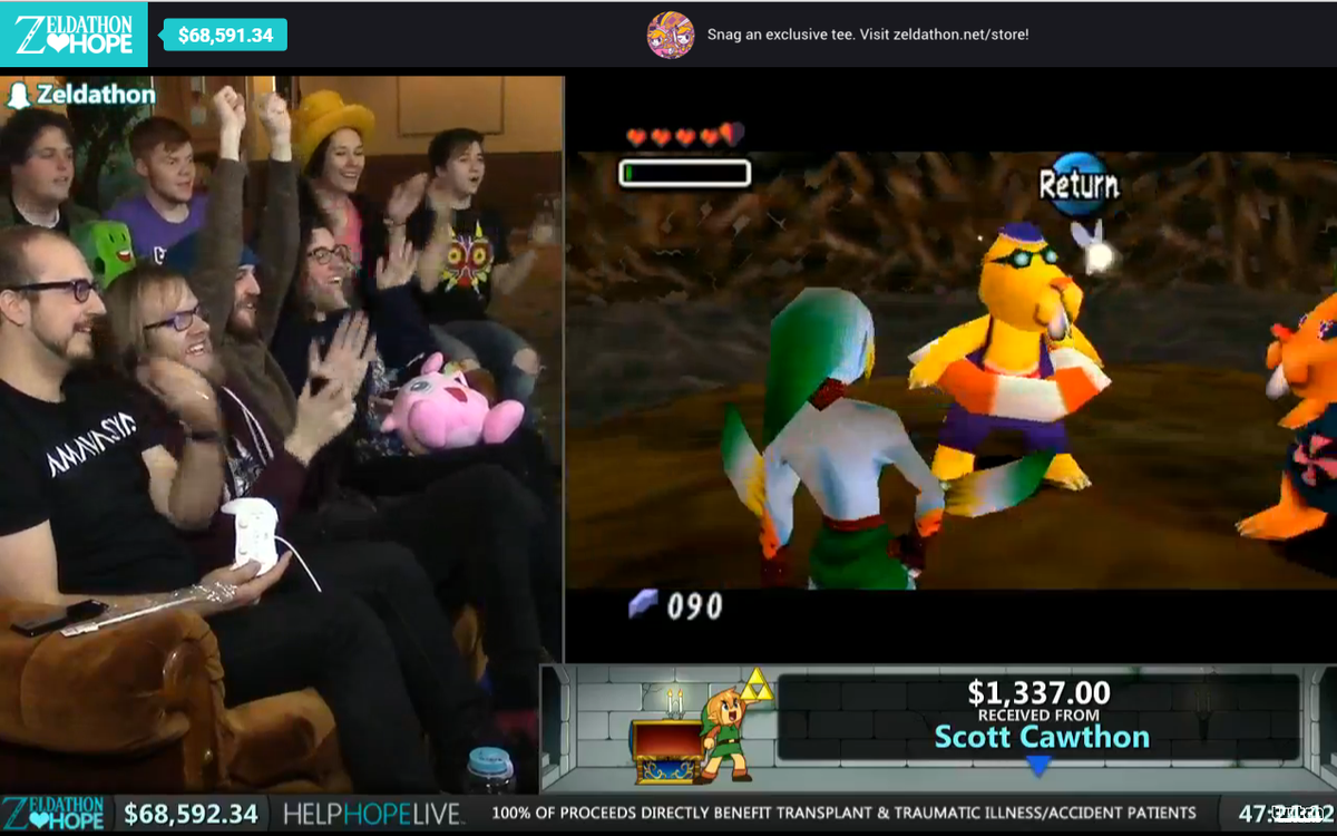 Zelda Universe And Just Like That Scott Cawthon Creator Of Fnaf Donated 1 337 To The Zeldathon Hope Marathon Thanks Scott T Co Fctkfsz4ov