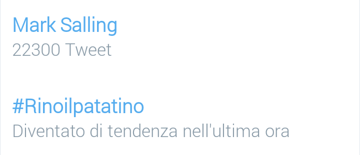 rinquoree's tweet photo. Oh, guardate un pò. Hastag che riguardano le mie cose preferite in tendenza #Rinoilpatatino #whymarkwhy https://t.co/sGYq1Jtr3v