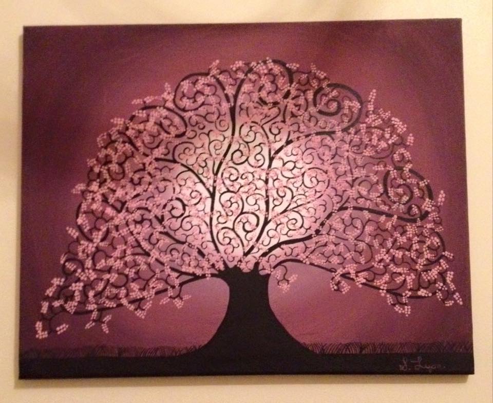 "<a href="/SamLyonArt/">Sam Lyon Art</a>: Newest acrylic #painting - "Dreamtime Tree" :) #art #forsale "
