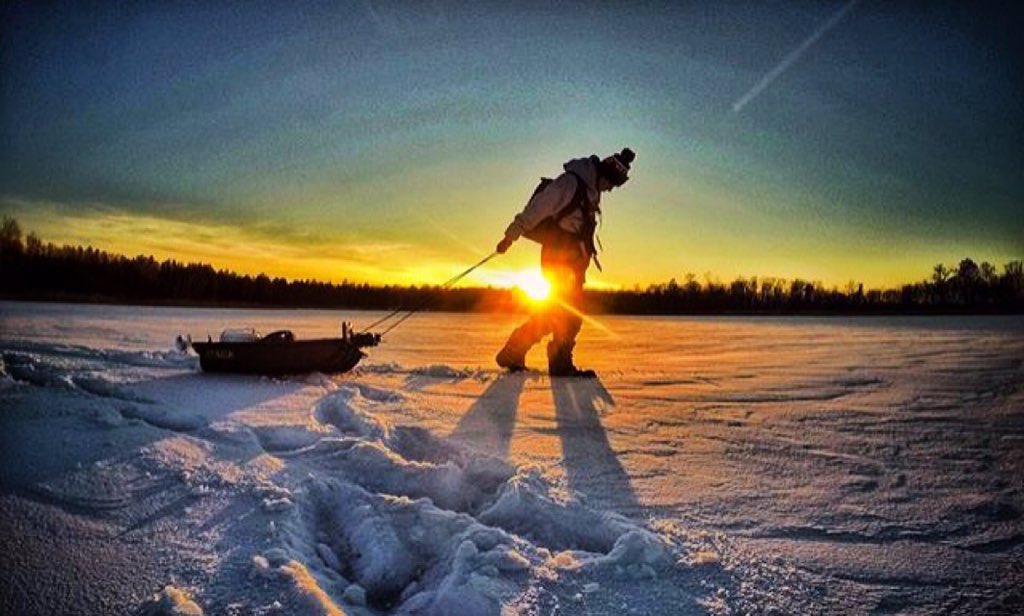 ClamOutdoors's tweet photo. What an awesome moment on the ice caught by Clam Pro Tyler Mohr! #ClamBlue #BringIt #IceFishing https://t.co/lEkzw339NX