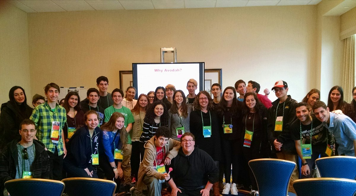 weareavodah's tweet photo. Three great workshops and lots of excellent conversation with the USYers in AVODAH's track at #ICBmore15 https://t.co/9SJ65UZ99c