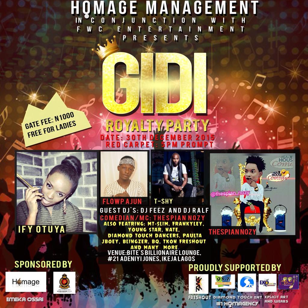 HomagePublicist's tweet photo. Gidi Royalty Party!!! 30 Dec 2015!!!!! MOOD: #lit. https://t.co/tSyCO5xyT4 #GRP https://t.co/xqf6yx9eIl