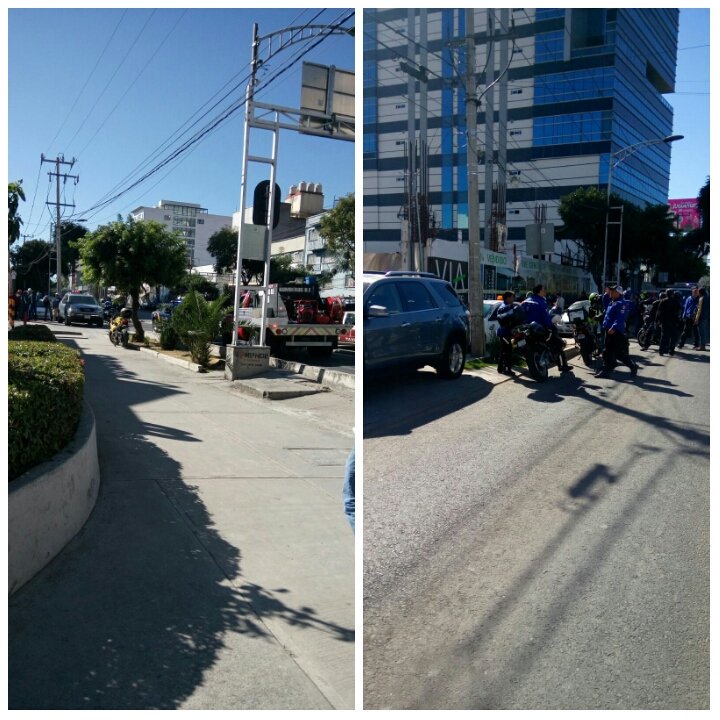 Cae mezcladora de cemento a construcción en la Narvarte - CXaGyRHUQAAjlWy