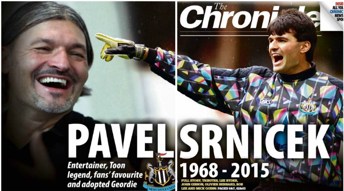 ChronicleLive's tweet photo. Early look at how @EveningChron paper is paying tribute to Pav tomorrow #pavelisageordie https://t.co/KBLr2OQNUd https://t.co/WarBDnw74b