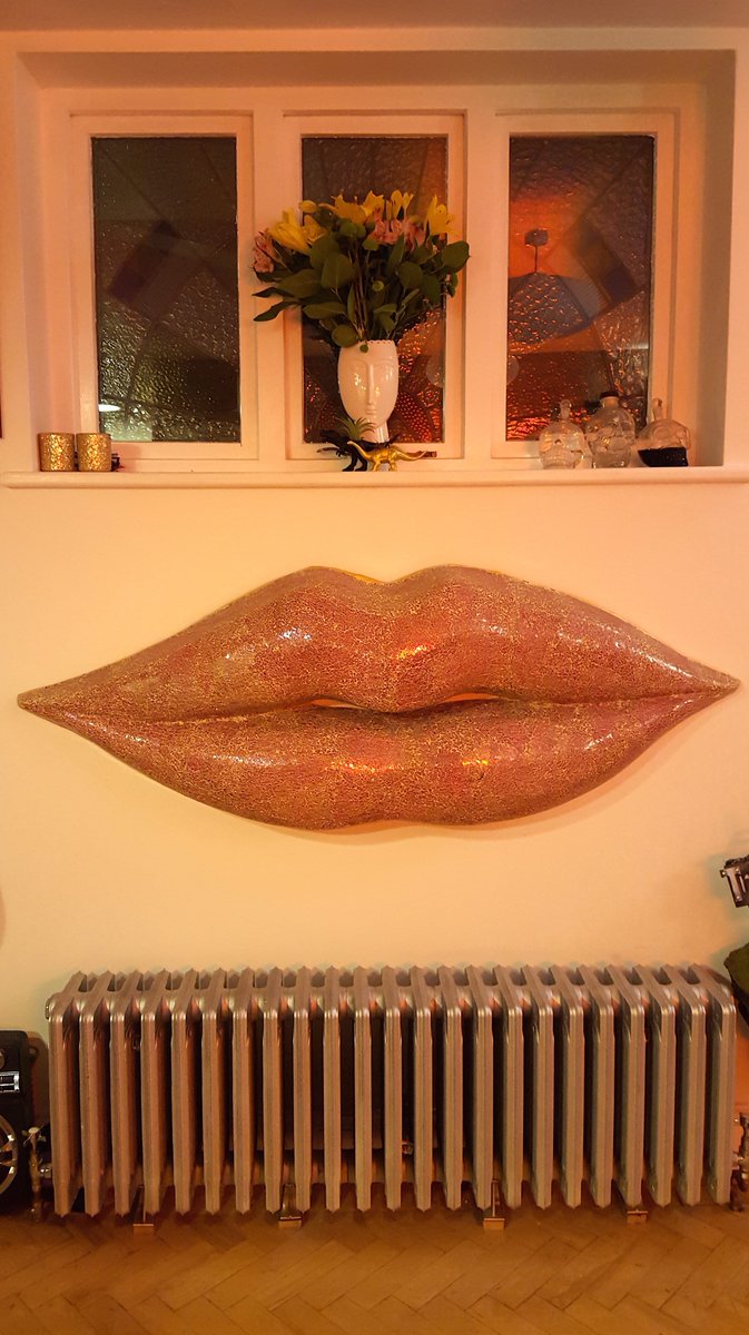 _glass_house_'s tweet photo. These crushed glass lips proved a controversial purchase - Mr Glass looked like a walking vagina, transporting them https://t.co/gTv9tv22NG