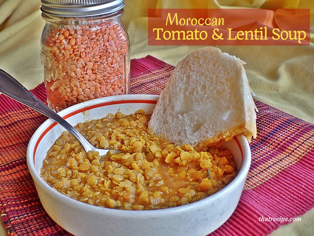 thatrecipe's tweet photo. Moroccan Lentil and Tomato Soup, flavorful #vegan and #glutenfree recipe. https://t.co/FPpEopjEct #newyearsrecipe https://t.co/dCxQvHuGnz
