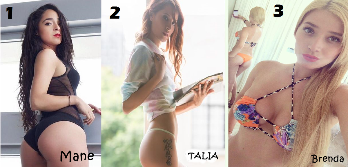 ManeSuperShore's tweet photo. VOTA y Escribe el NUMERO Quien es la Mas SEXY..
1 @Mane_AcaShore 
2 @Talia_AcaShore 
3 @brenda_acashore https://t.co/mNAXv8yRM2