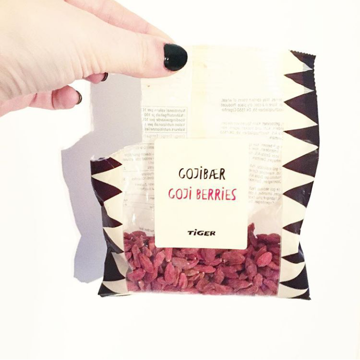 Des adeptes de baies de gojis parmi vous ? #tigercandy #tigerfrance 
Regram: @charlotteandthebunny