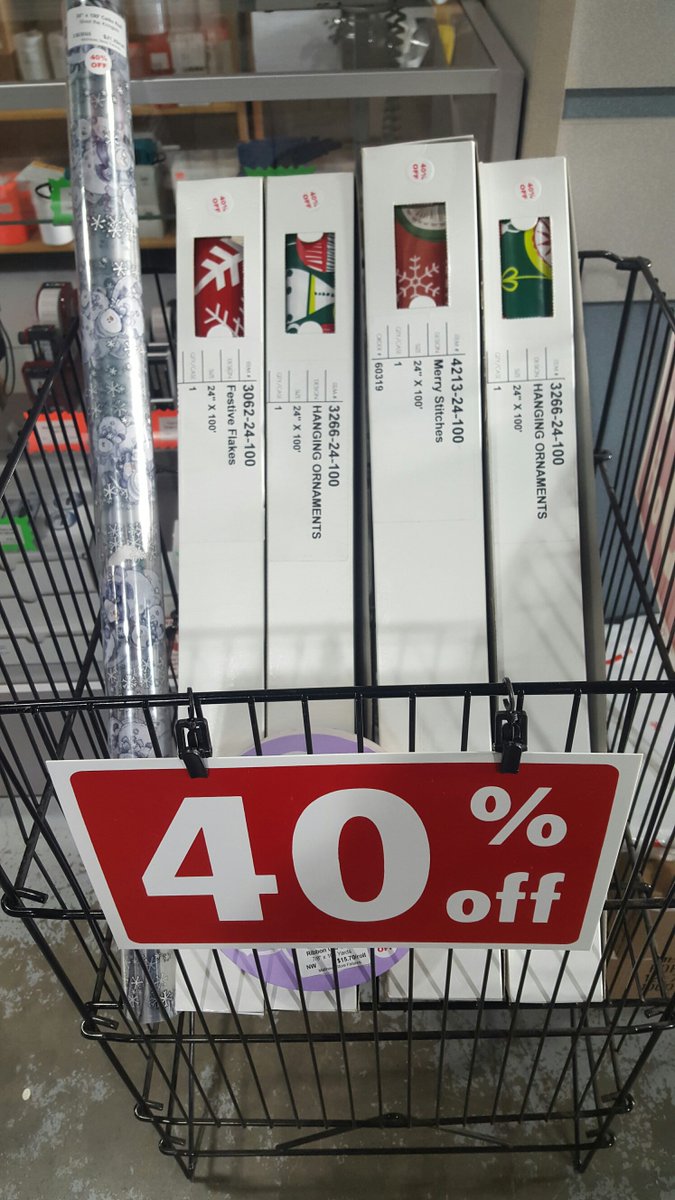 40% off selected Christmas items, while supplies last!